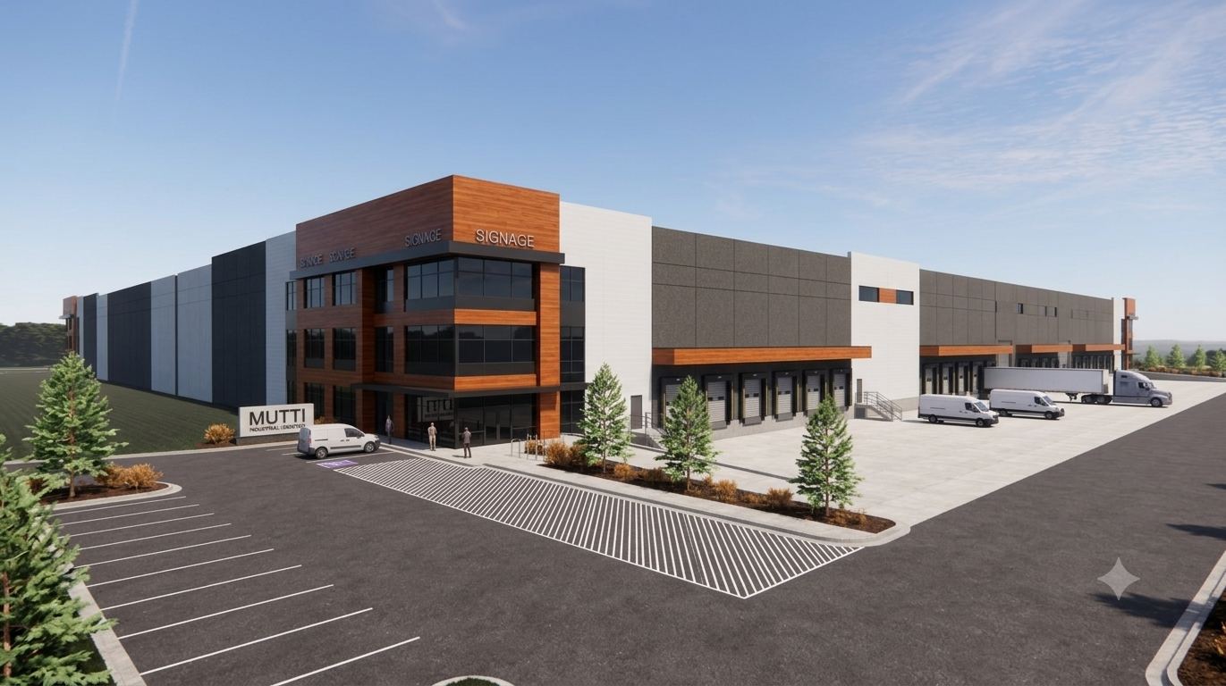 Industrial logistics facility mechanical electrical engineering Canada