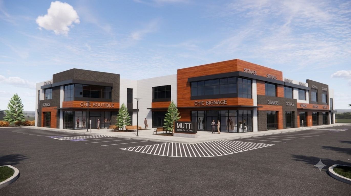 Retail commercial center MEP design Canada